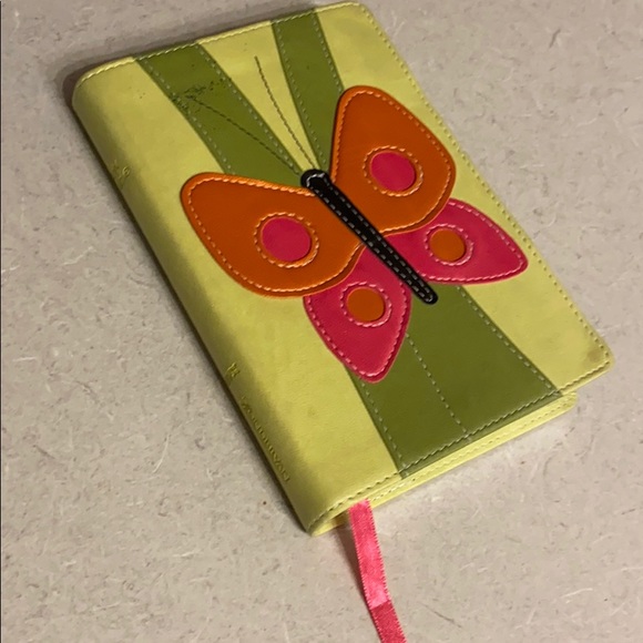 Other - ❄️ 5 for $20.❄️ Leather bound bible with butterfly ❄️